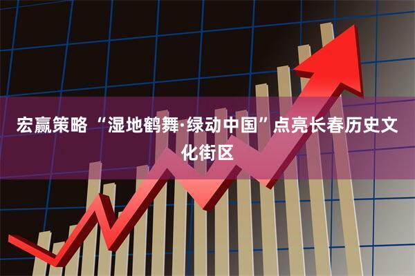 宏赢策略 “湿地鹤舞·绿动中国”点亮长春历史文化街区