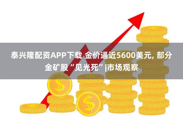 泰兴隆配资APP下载 金价逼近5600美元, 部分金矿股“见光死”|市场观察